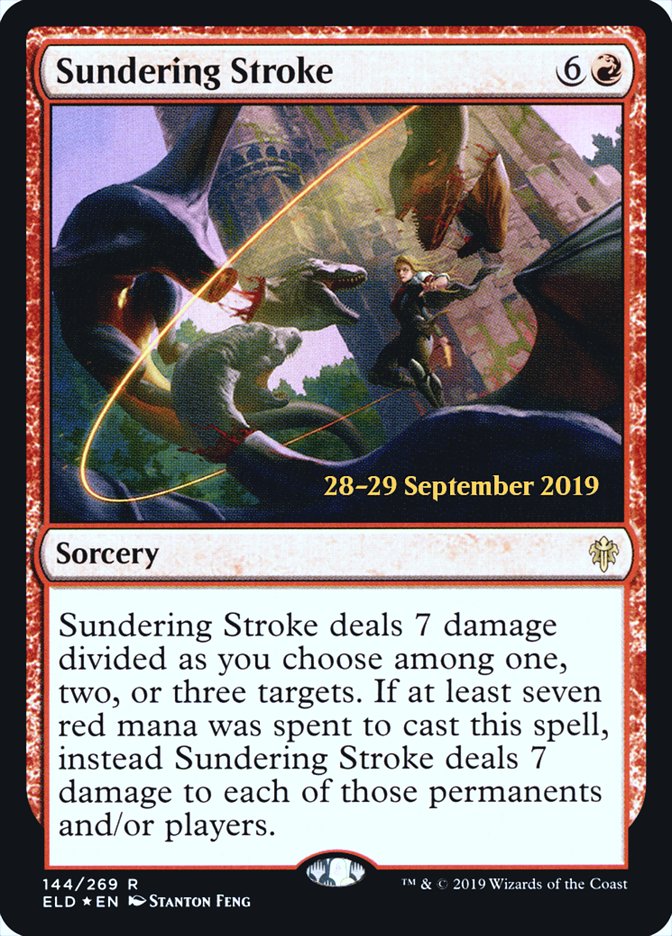 Sundering Stroke [Throne of Eldraine Prerelease Promos] | Anubis Games and Hobby