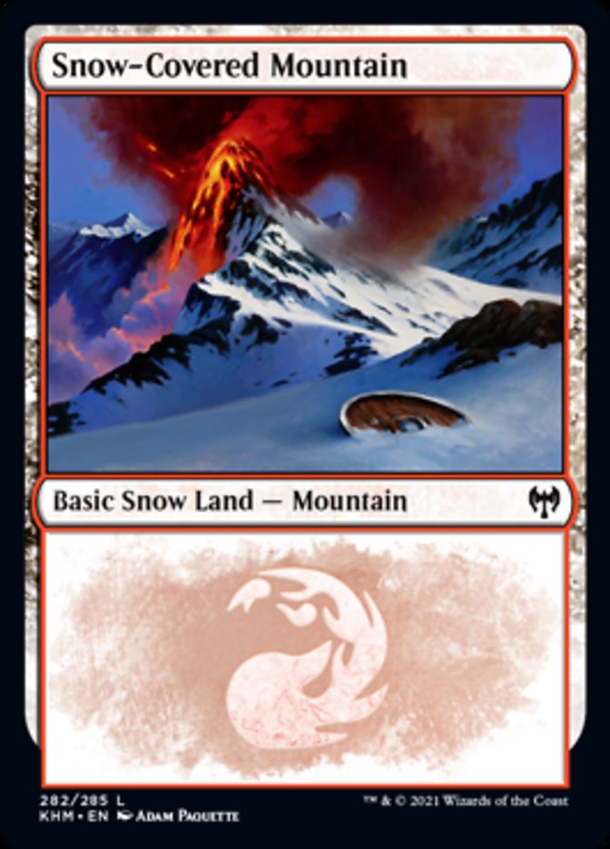 Snow-Covered Mountain (282) [Kaldheim] | Anubis Games and Hobby