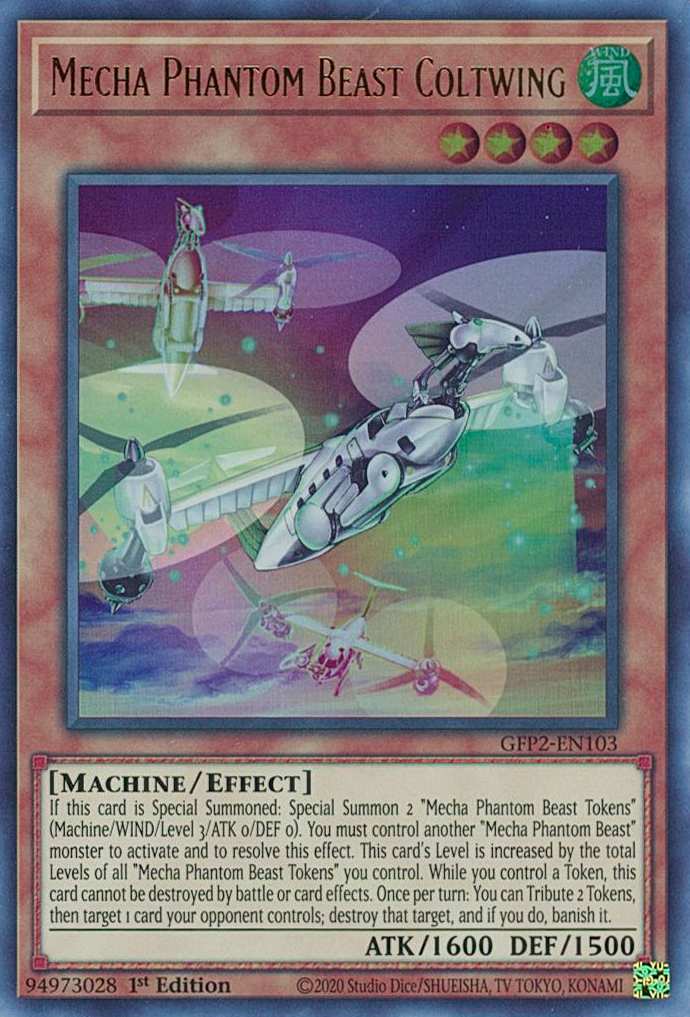 Mecha Phantom Beast Coltwing [GFP2-EN103] Ultra Rare | Anubis Games and Hobby