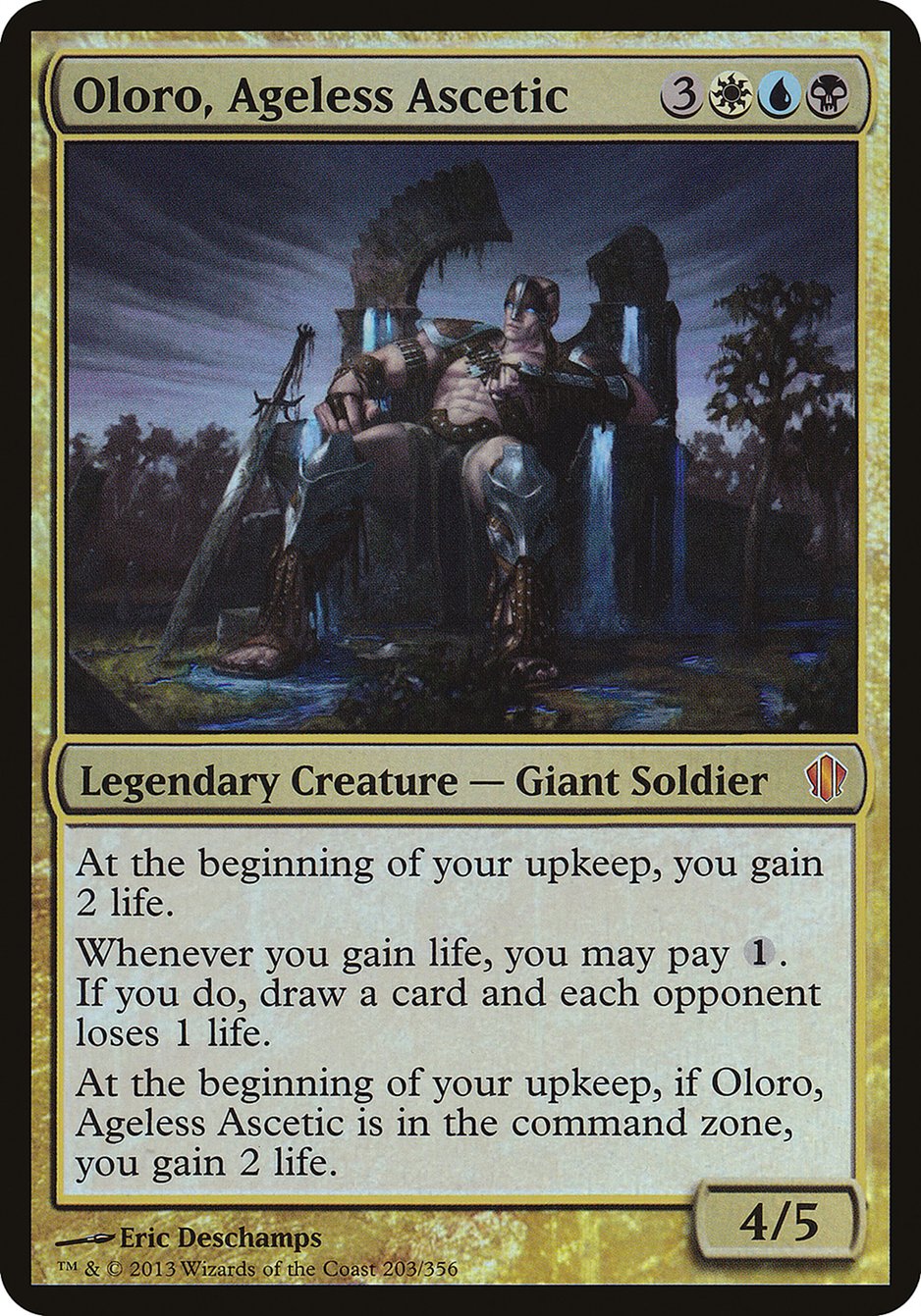 Oloro, Ageless Ascetic (Oversized) [Commander 2013 Oversized] | Anubis Games and Hobby