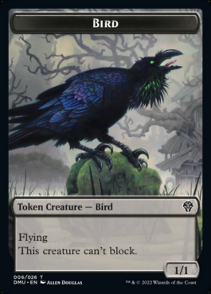 Bird Token (006) [Dominaria United Tokens] | Anubis Games and Hobby