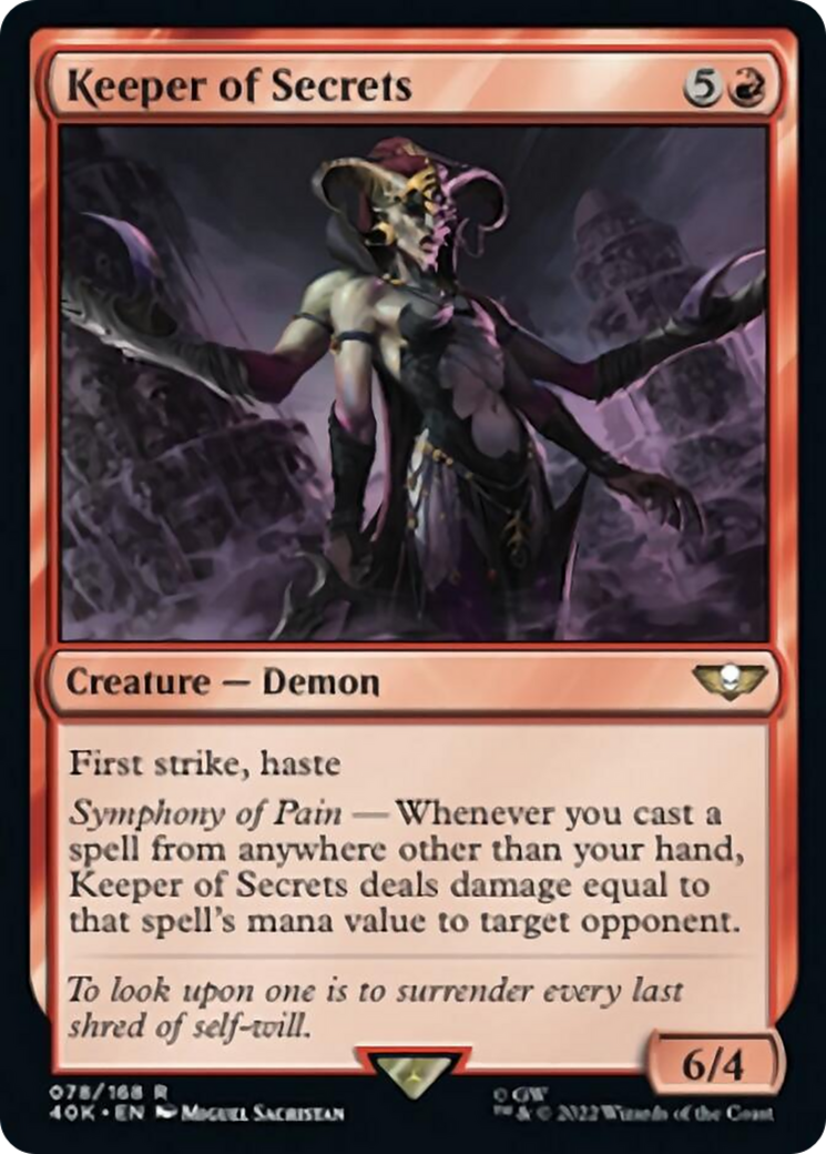 Keeper of Secrets (Surge Foil) [Warhammer 40,000] | Anubis Games and Hobby