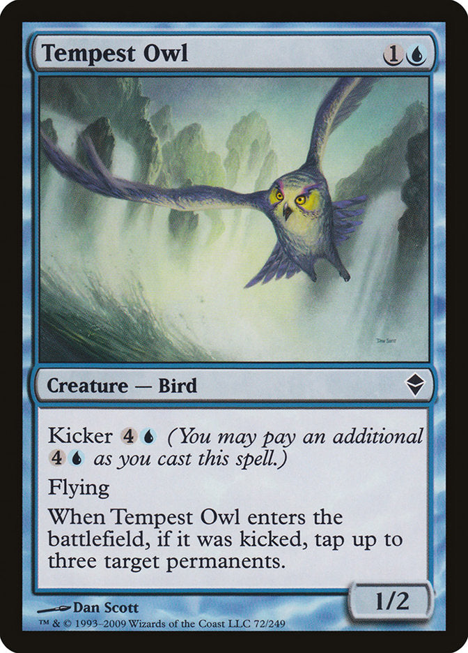 Tempest Owl [Zendikar] | Anubis Games and Hobby