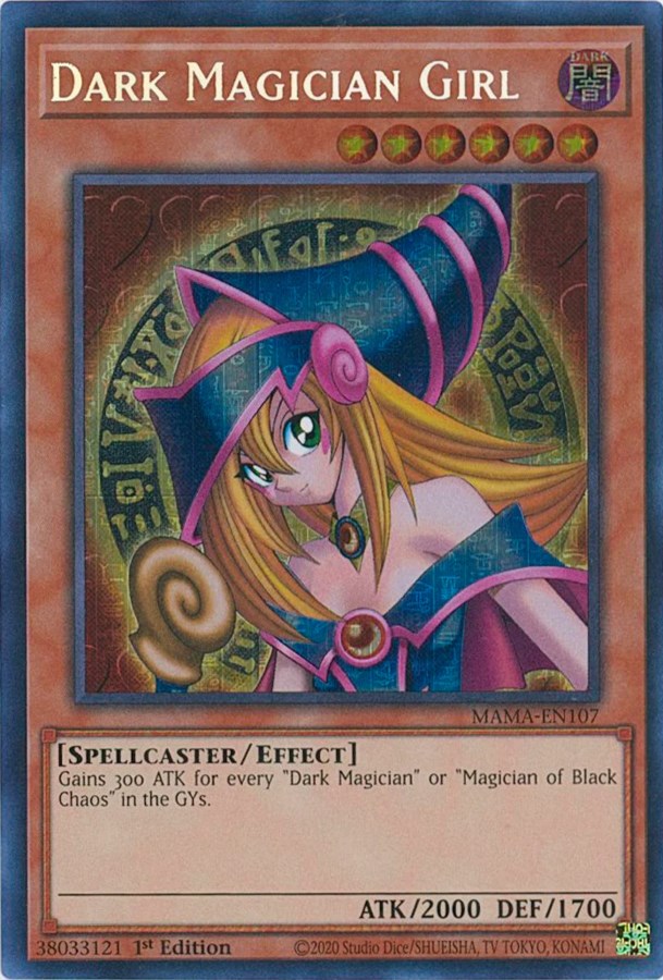 Dark Magician Girl [MAMA-EN107] Secret Pharaoh's Rare | Anubis Games and Hobby