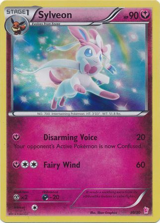 Sylveon (30/30) [XY: Trainer Kit - Sylveon] | Anubis Games and Hobby