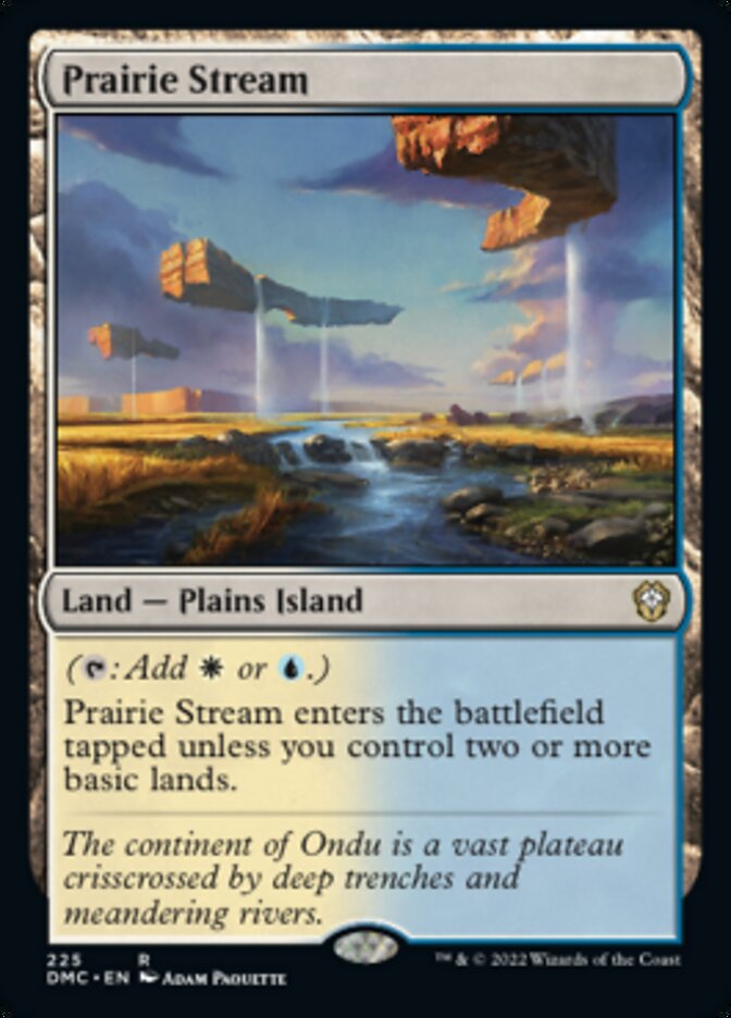 Prairie Stream [Dominaria United Commander] | Anubis Games and Hobby