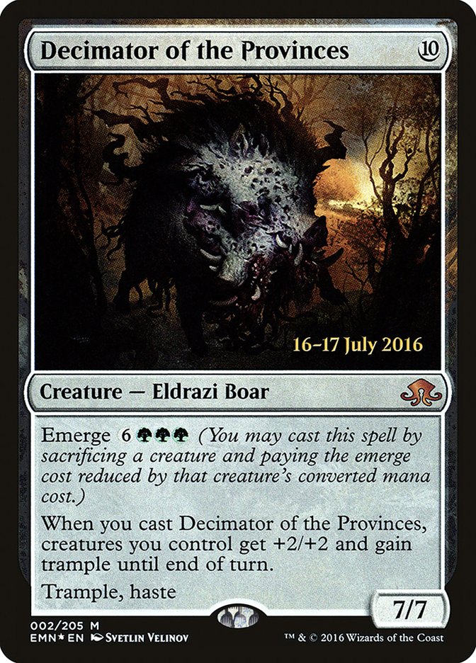 Decimator of the Provinces [Eldritch Moon Prerelease Promos] | Anubis Games and Hobby