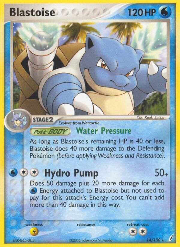 Blastoise (14/100) (Theme Deck Exclusive) [EX: Crystal Guardians] | Anubis Games and Hobby