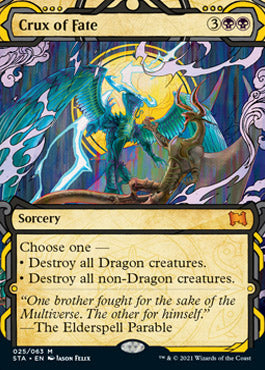 Crux of Fate (Foil Etched) [Strixhaven: School of Mages Mystical Archive] | Anubis Games and Hobby