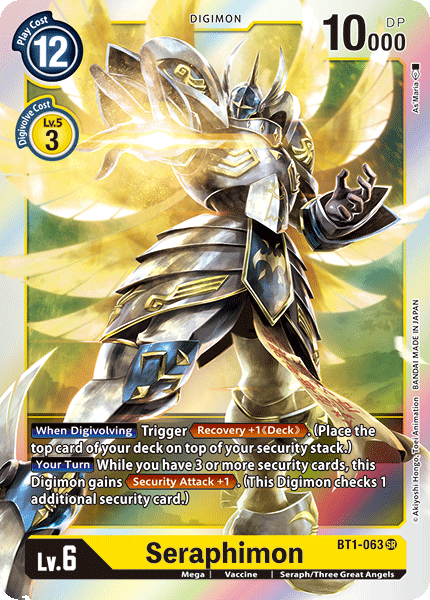 Seraphimon [BT1-063] [Release Special Booster Ver.1.0] | Anubis Games and Hobby