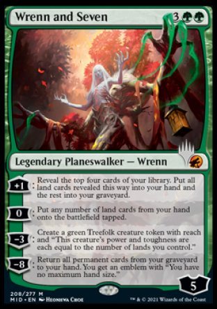 Wrenn and Seven (Promo Pack) [Innistrad: Midnight Hunt Promos] | Anubis Games and Hobby