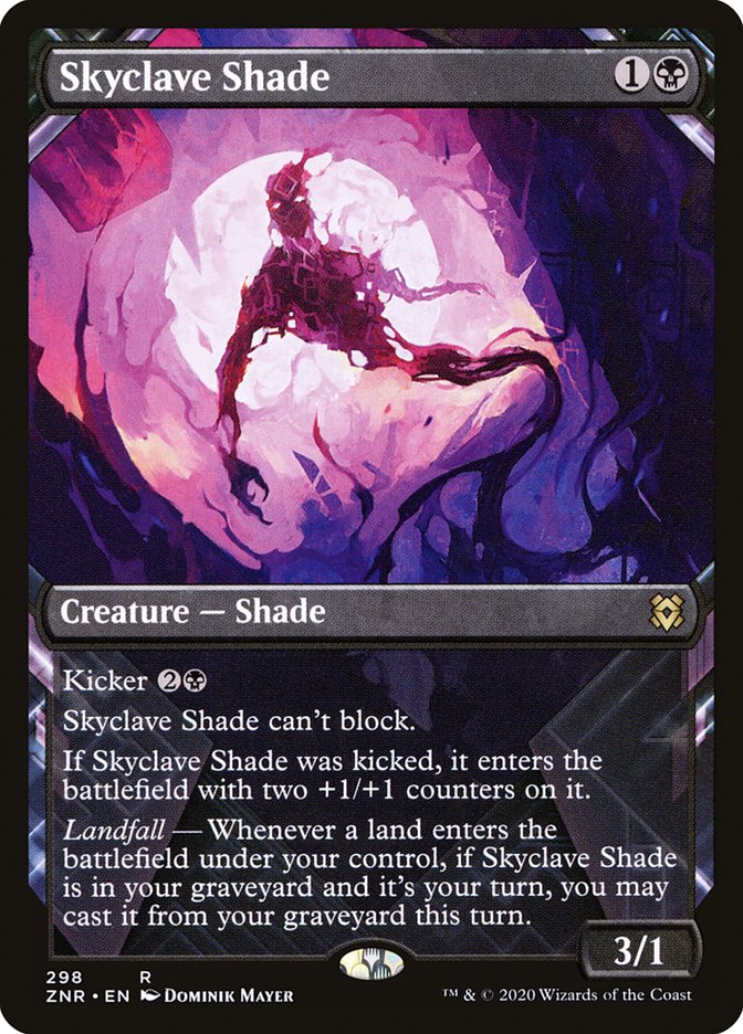 Skyclave Shade (Showcase) [Zendikar Rising] | Anubis Games and Hobby