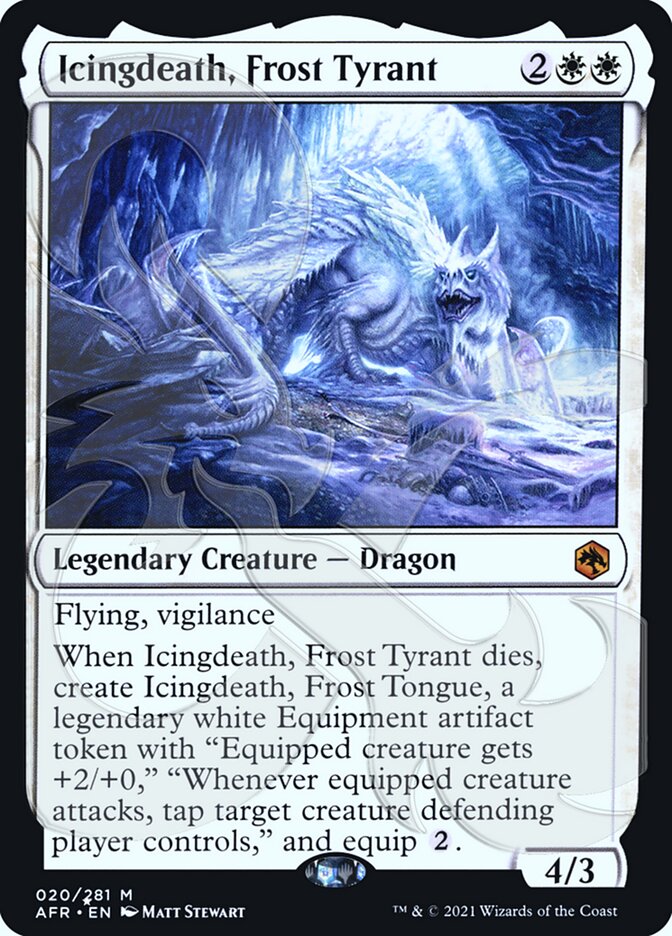 Icingdeath, Frost Tyrant (Ampersand Promo) [Dungeons & Dragons: Adventures in the Forgotten Realms Promos] | Anubis Games and Hobby