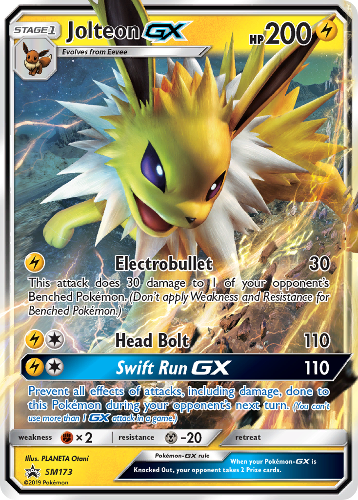 Jolteon GX (SM173) [Sun & Moon: Black Star Promos] | Anubis Games and Hobby