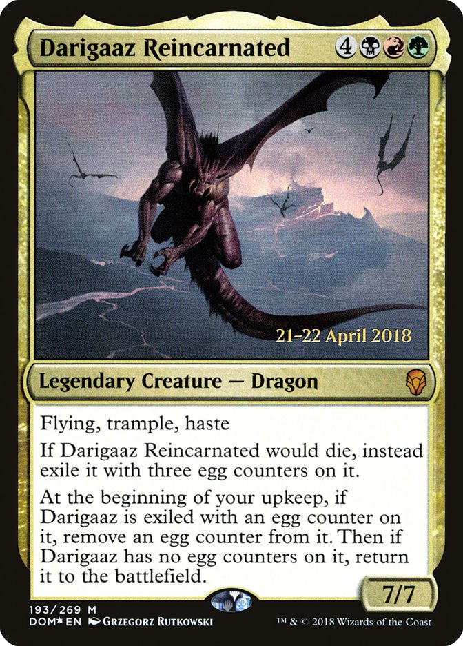 Darigaaz Reincarnated [Dominaria Prerelease Promos] | Anubis Games and Hobby