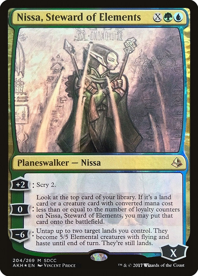 Nissa, Steward of Elements [San Diego Comic-Con 2017] | Anubis Games and Hobby