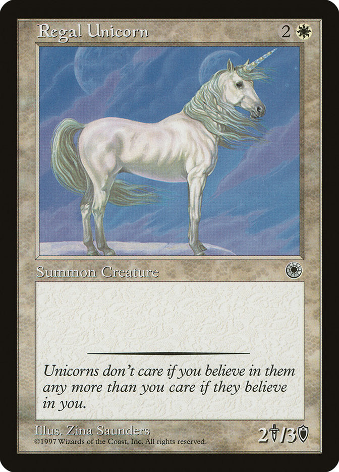 Regal Unicorn [Portal] | Anubis Games and Hobby