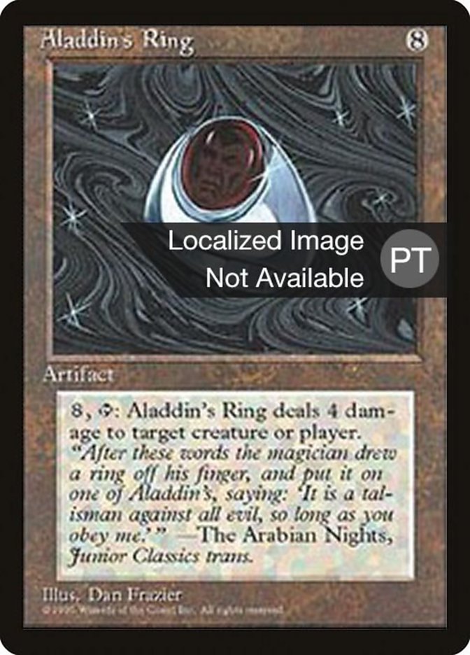 Aladdin's Ring [Fourth Edition (Foreign Black Border)] | Anubis Games and Hobby