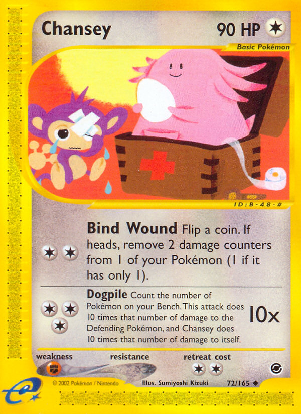 Chansey (72/165) [Expedition: Base Set] | Anubis Games and Hobby