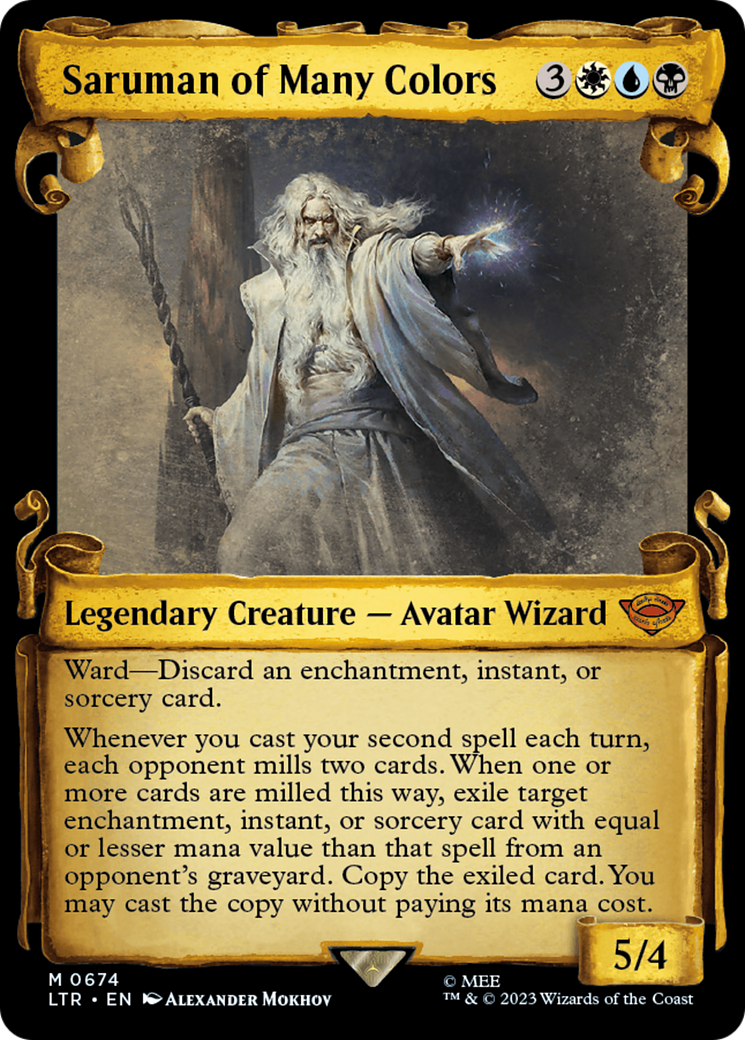Saruman of Many Colors [The Lord of the Rings: Tales of Middle-Earth Showcase Scrolls] | Anubis Games and Hobby