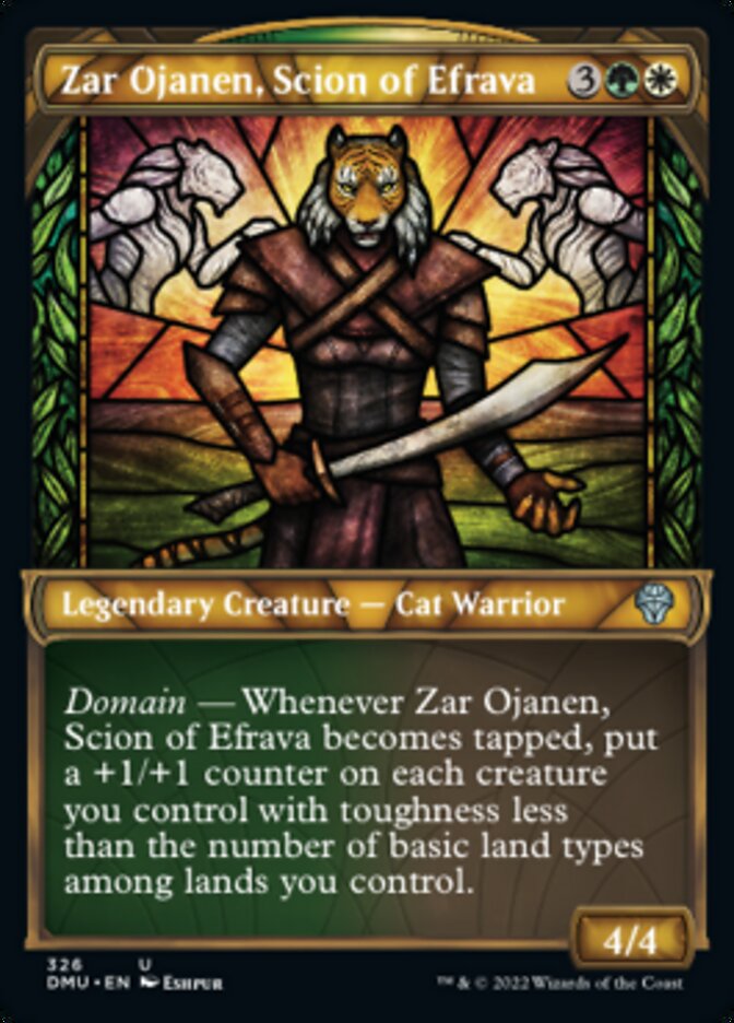 Zar Ojanen, Scion of Efrava (Showcase) [Dominaria United] | Anubis Games and Hobby