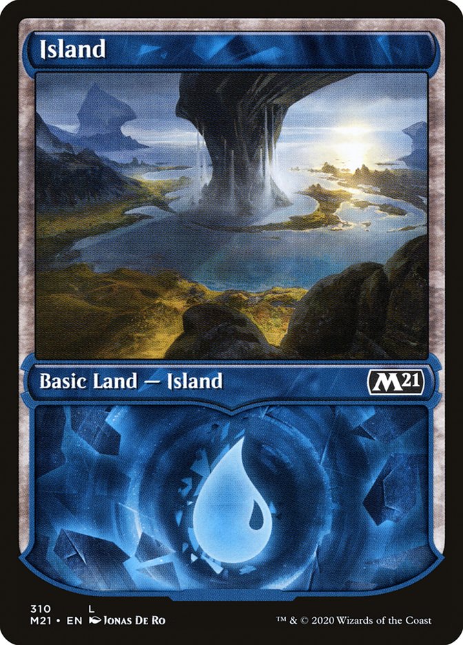Island (310) (Showcase) [Core Set 2021] | Anubis Games and Hobby