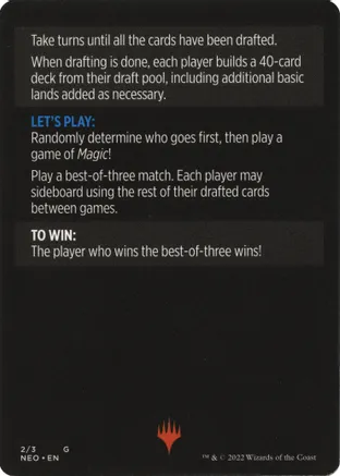 Winchester Draft (Magic Minigame) [Kamigawa: Neon Dynasty Minigame] | Anubis Games and Hobby