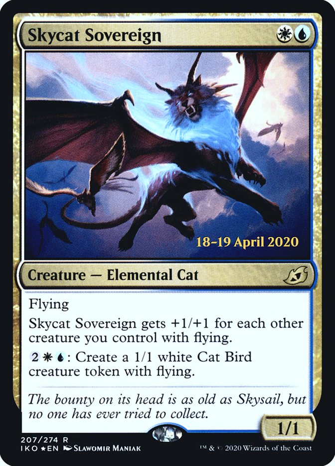 Skycat Sovereign [Ikoria: Lair of Behemoths Prerelease Promos] | Anubis Games and Hobby