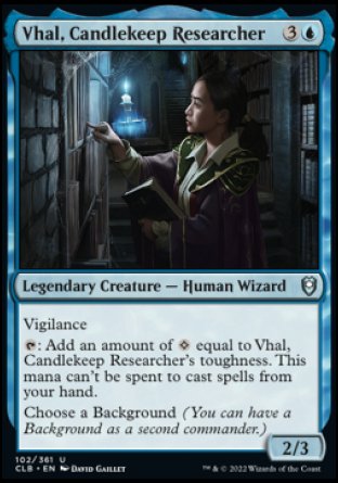 Vhal, Candlekeep Researcher [Commander Legends: Battle for Baldur's Gate] | Anubis Games and Hobby