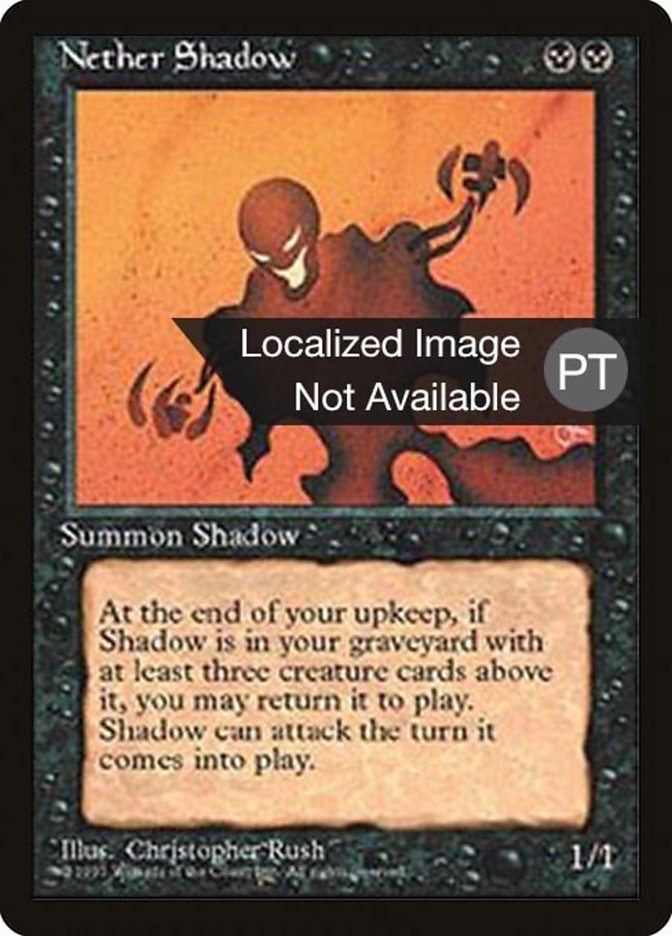 Nether Shadow [Fourth Edition (Foreign Black Border)] | Anubis Games and Hobby