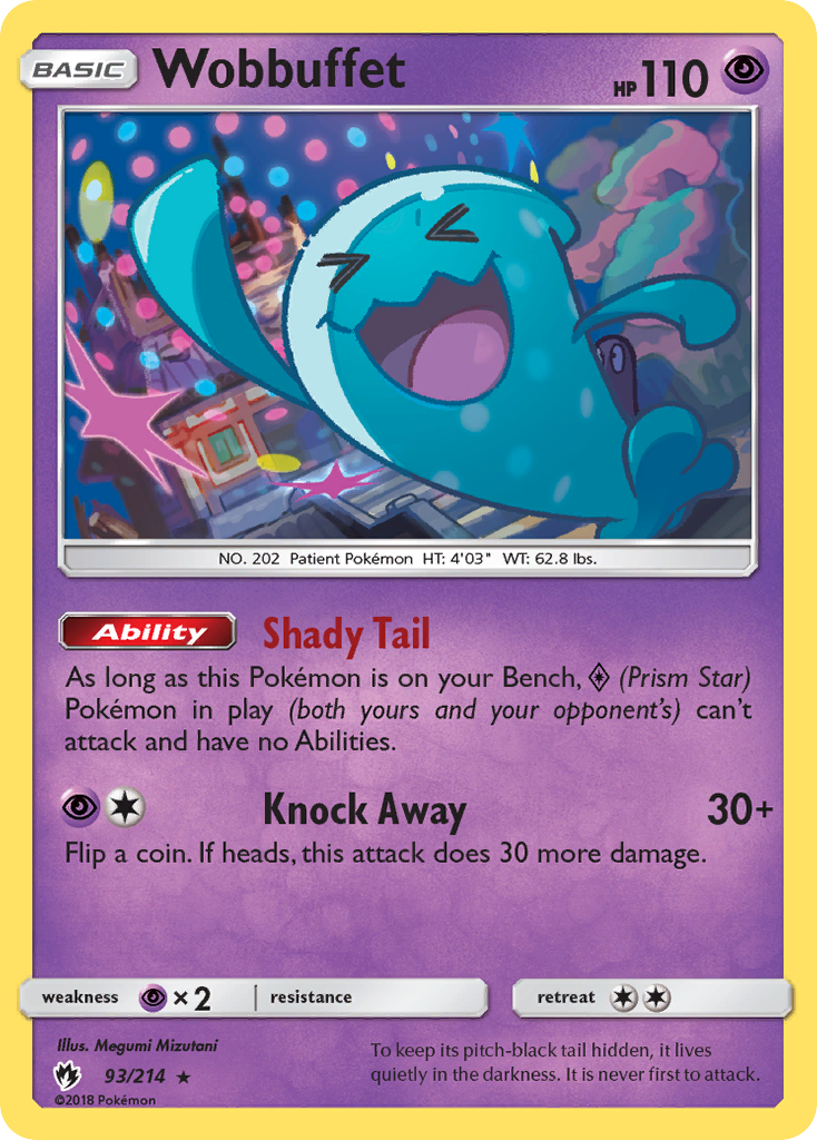 Wobbuffet (93/214) [Sun & Moon: Lost Thunder] | Anubis Games and Hobby