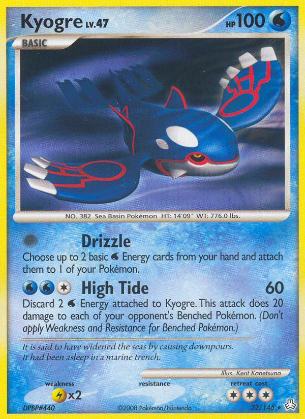 Kyogre (32/146) [Diamond & Pearl: Legends Awakened] | Anubis Games and Hobby