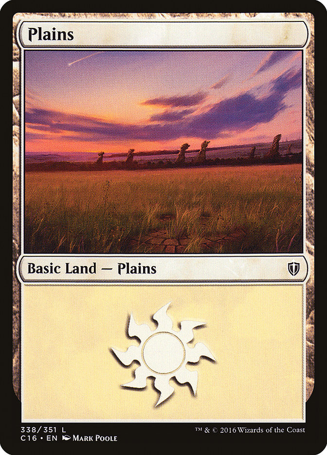 Plains (338) [Commander 2016] | Anubis Games and Hobby