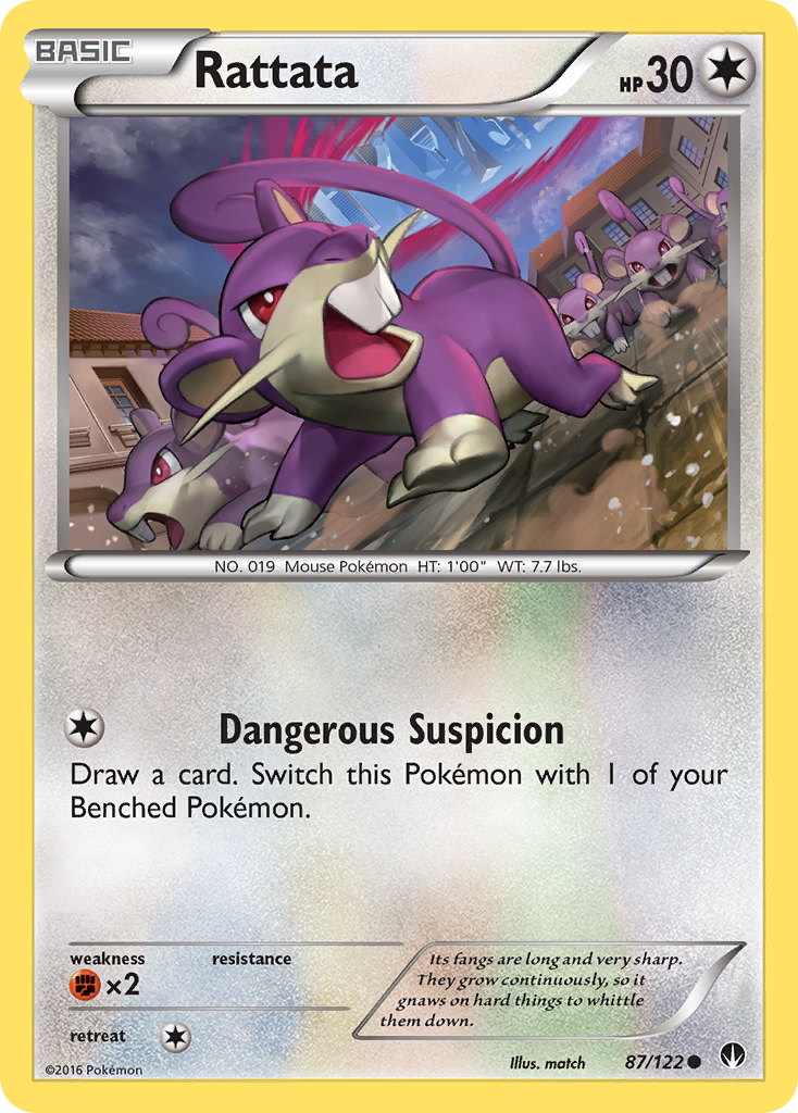 Rattata (87/122) [XY: BREAKpoint] | Anubis Games and Hobby