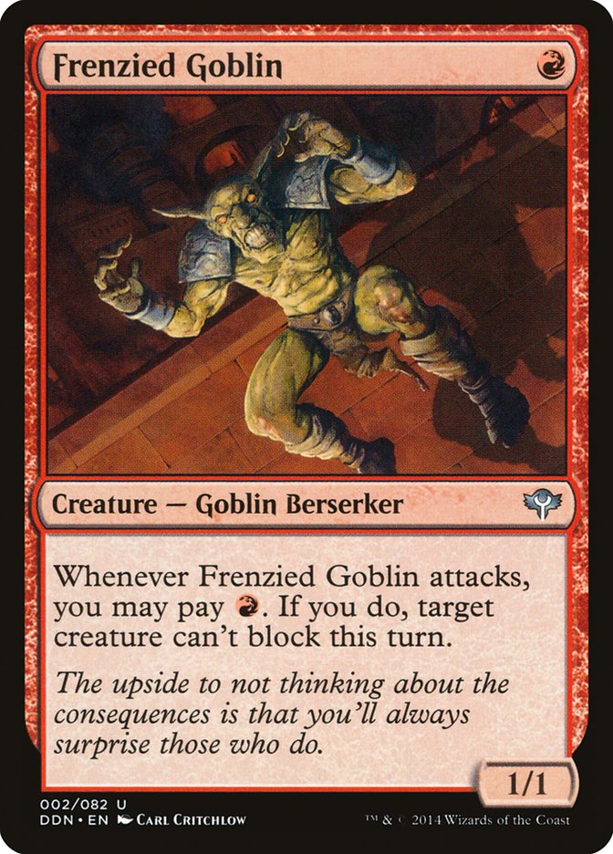Frenzied Goblin [Duel Decks: Speed vs. Cunning] | Anubis Games and Hobby