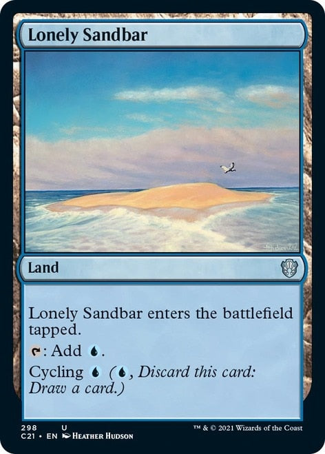 Lonely Sandbar [Commander 2021] | Anubis Games and Hobby