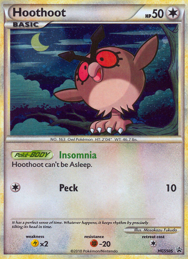 Hoothoot (HGSS05) [HeartGold & SoulSilver: Black Star Promos] | Anubis Games and Hobby