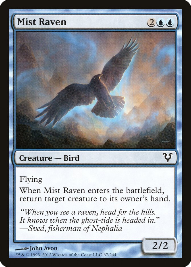 Mist Raven [Avacyn Restored] | Anubis Games and Hobby
