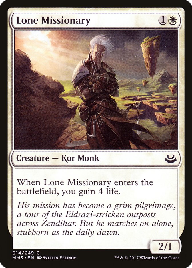 Lone Missionary [Modern Masters 2017] | Anubis Games and Hobby