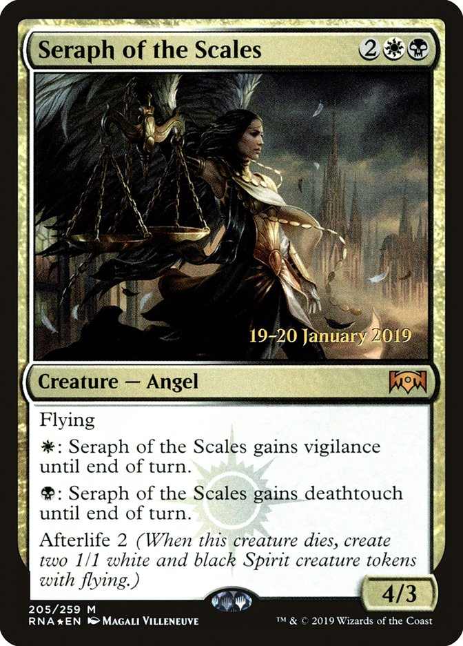 Seraph of the Scales [Ravnica Allegiance Prerelease Promos] | Anubis Games and Hobby