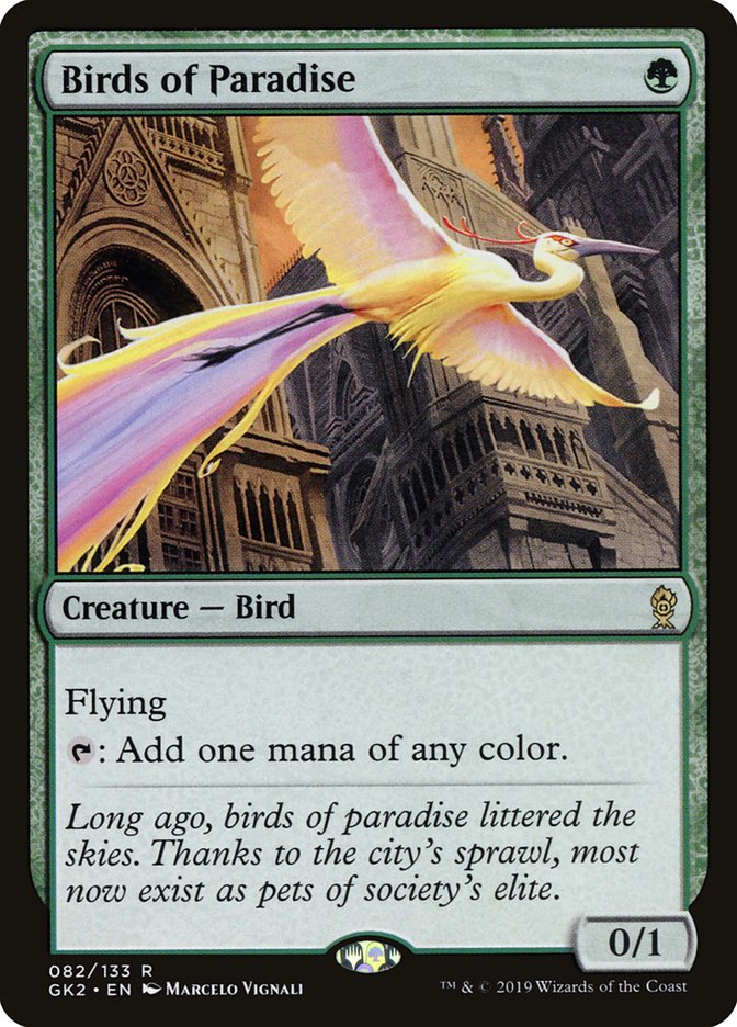 Birds of Paradise [Ravnica Allegiance Guild Kit] | Anubis Games and Hobby