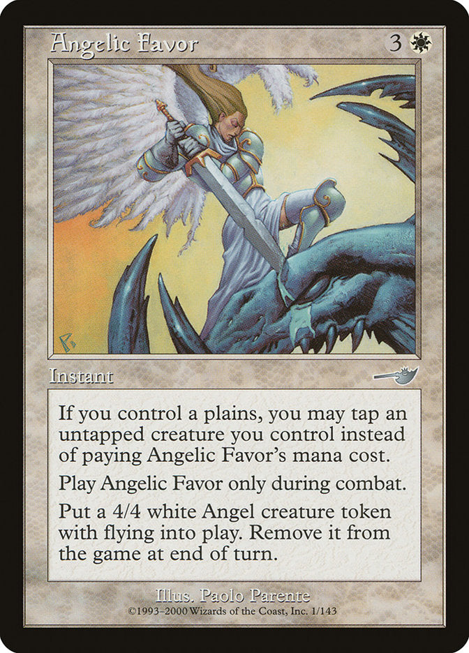 Angelic Favor [Nemesis] | Anubis Games and Hobby