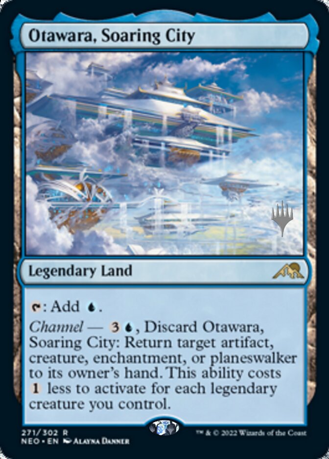 Otawara, Soaring City (Promo Pack) [Kamigawa: Neon Dynasty Promos] | Anubis Games and Hobby