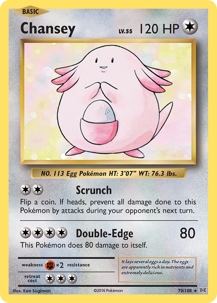 Chansey (70/108) [XY: Evolutions] | Anubis Games and Hobby