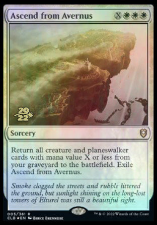 Ascend from Avernus [Commander Legends: Battle for Baldur's Gate Prerelease Promos] | Anubis Games and Hobby