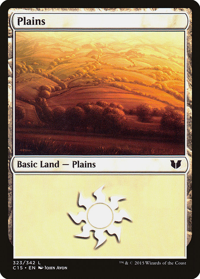 Plains (323) [Commander 2015] | Anubis Games and Hobby