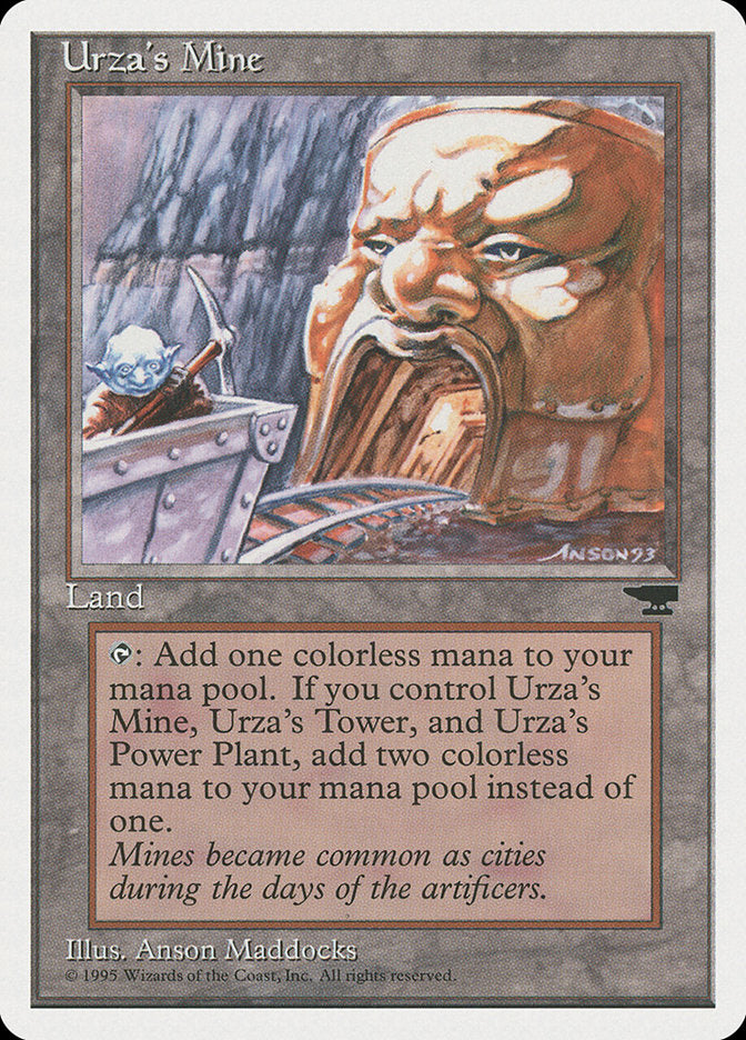 Urza's Mine (Mine Cart Entering Mouth) [Chronicles] | Anubis Games and Hobby