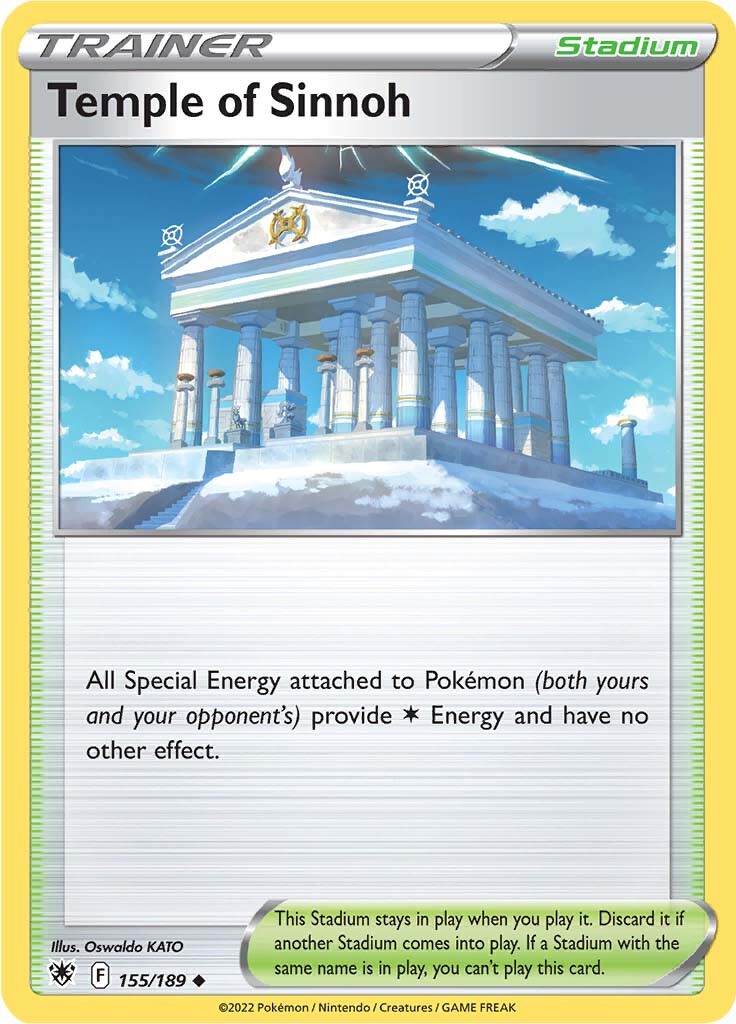 Temple of Sinnoh (155/189) [Sword & Shield: Astral Radiance] | Anubis Games and Hobby