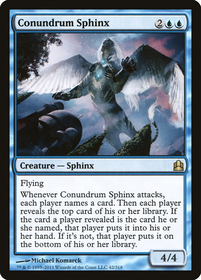 Conundrum Sphinx [Commander 2011] | Anubis Games and Hobby