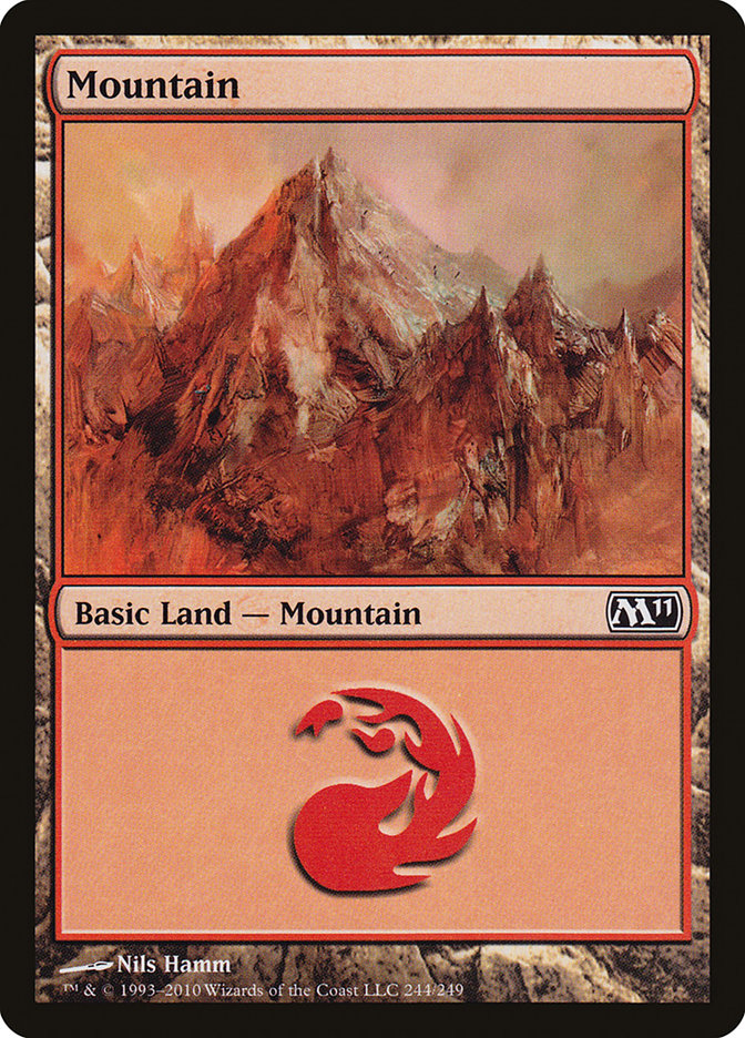 Mountain (244) [Magic 2011] | Anubis Games and Hobby